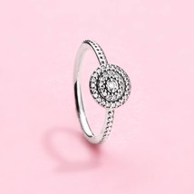 925 Sterling Silver Radiant Elegance Ring For Women  - £14.29 GBP