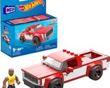 MEGA Hot Wheels Building Toy Race Car Playset, 83 Chevy Silverado with 8... - £29.88 GBP