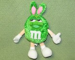 M&amp;M GREEN EASTER PLUSH BUNNY EARS GIRL CHARACTER DOLL STUFFED ANIMAL 11&quot;... - £3.52 GBP