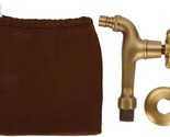 G1/2 Brass No Leaking Wall Mounted Tap, Single Cross Handle Antique Cold... - $38.98