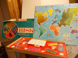 Risk Continental Board Game by Parker Brothers 1968 All Parts Included - £18.68 GBP