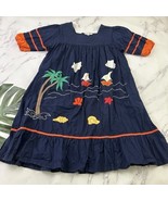 Amanda Stewart Womens Vintage 90s Muumuu Shift Dress Plus Size 2x Blue B... - $51.43 CAD