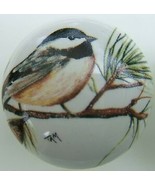 Ceramic Cabinet Knobs Knob Chickadee Bird Birds - £3.29 GBP