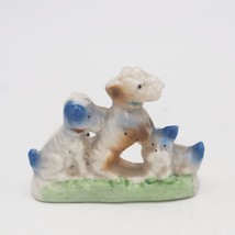 Dog Figurine Porcelain Scotty Dog Terriers made in Japan - $39.54