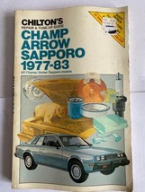 Champ Arrow Sapporo 1977-83 Chilton&#39;s Repair And Tune-Up Guide - $13.81