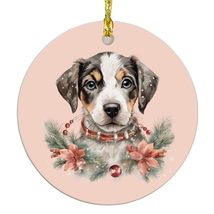 Catahoula Leopard Dog Christmas Ornament for Dog Lovers, Dog Owners, Cottage Cor - £12.02 GBP