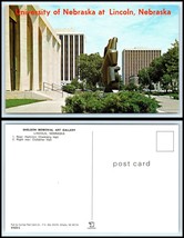 NEBRASKA Postcard - Lincoln, University Of Nebraska, Sheldon Memorial Art O27 - £3.15 GBP