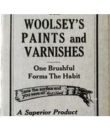 1932 Woolsey&#39;s Paint &amp; Varnish Mini Grid Notebook Booklet With Calendar ... - $547.38 MXN