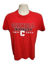 Cornell University Class of 2024 Adult Medium Red TShirt - £11.62 GBP
