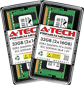32Gb (2X16Gb) Ram Replacement For Synology D4Ecso-2666-16G, D4Es01-16G |... - £188.22 GBP