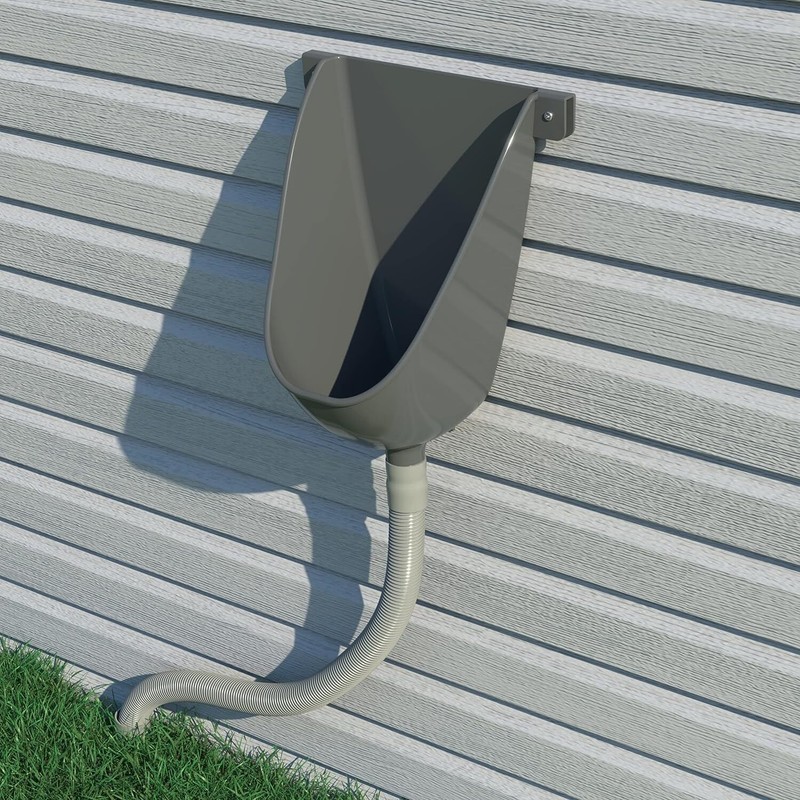 Waterless Outside Toilet Urinal With Hose Urine Diverter Urinal For Men ... - $40.05