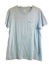 Gap Essential Pocket Tee Women&#39;s Size Small T Shirt Blue Front Pocket Top - £5.58 GBP