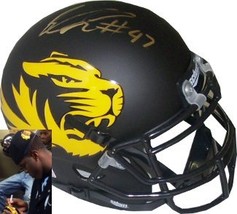 Kony Ealy signed Missouri Tigers Authentic Schutt Alternate Mini Helmet - £39.36 GBP