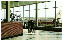 American Airlines at Monroe County Airport Postcard - £9.43 GBP