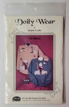 Doily Wear by Ozark Crafts Sweatshirt Applique Pattern #840 Ark Mates - £7.81 GBP