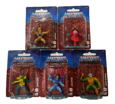 Mattel Masters of the Universe He-Man Figurines Toys Cake Toppers Set of 5 New - £23.40 GBP
