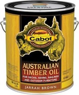 Cabot Australian Timber Oil Wood Stain and Protector, Jarrah Brown, 1 Ga... - $1,948.72 MXN