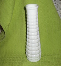 Milk Glass Bud Vase- E.O. Brody - 8 5/8 in- USA - £7.12 GBP