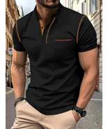 Men&#39;s Plus Size Button Detail Short Sleeve Polo - $35.49