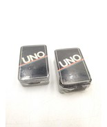 2 Deck Lot Vintage Miniature Travel UNO Card Game Mattel Mini Sealed - $239.69 MXN