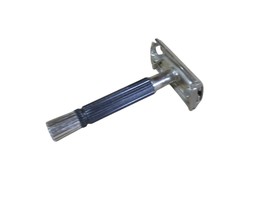 Vintage Gillette Razor Super Speed Black Handle Flare Tip - $19.75