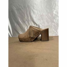 Vintage Union Bay Y2K Tan Platform Clogs Tassels 8.5 M - £27.87 GBP