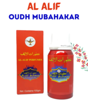 OUDH MUBAHAKAR Al Alif concentrated Perfume oil ,100 ml, Attar oil Free Shipping - £25.81 GBP