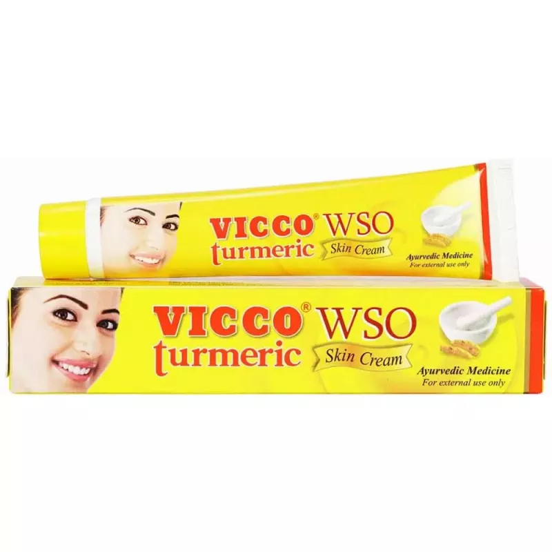 Vicco Turmeric Wso Cream Herbal Ayurvedic Skin Medicine Cream 15g - $9.58 CAD+