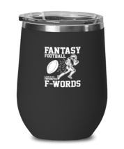 Wine Tumbler Stainless Steel Insulated  Funny Fantasy Football Sports  - £23.94 GBP