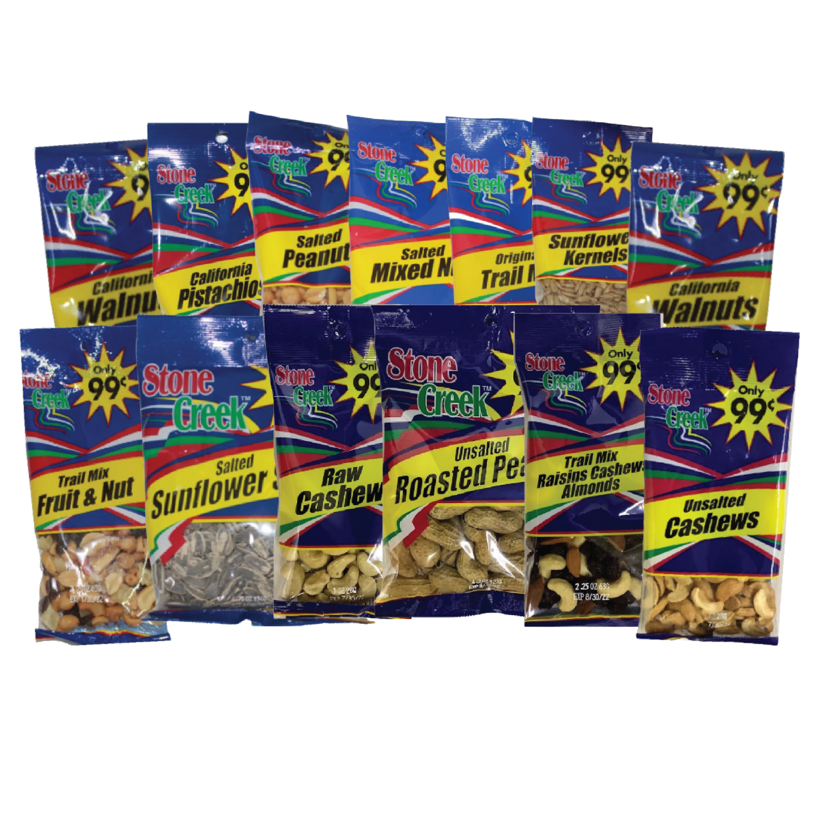 Stone Creek Variety | Cashews Peanuts Pistachios Walnuts Kernels | Mix & Match - $23.06 - $40.96