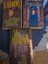 3 VC Andrews Books Paperback Lighting Strikes Into The Woods Pearl In Th... - $56.29 MXN