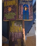 3 VC Andrews Books Paperback Lighting Strikes Into The Woods Pearl In Th... - $2.97