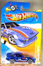 2012 Hot Wheels #31 New Models 31/50 MAZDA RX-7 Blue w/White MC5 Spoke Wheels - $13.00