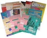 Lot of 15 Vintage Christmas Holiday Music Song Choral Carol Books - £23.81 GBP