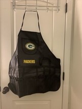 Adult Apron Utility Tool Storage with Pockets Greenbay Packers One Size  - £41.93 GBP