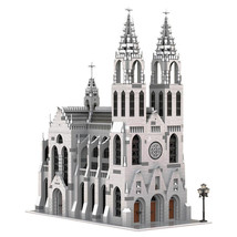 Gothic Cathedral Modular Building Blocks Set City MOC DIY Model Bricks Toys Gift - £389.23 GBP