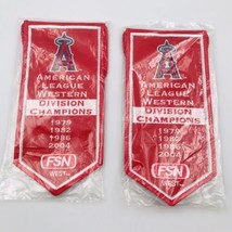 Two (2) Anaheim California Angels American League Division Champions Banners SGA - £9.53 GBP
