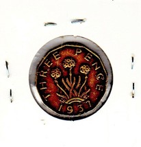  United Kingdom: 3 Pence coin 1937 - $2.25