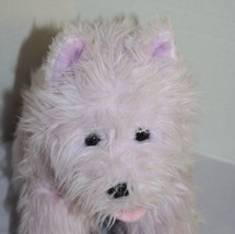 Build A Bear Lavender Terrier Puppy Dog 15&quot; Purple Soft Toy Stuffed Animal BAB - £13.35 GBP