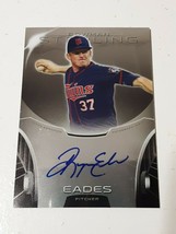 Ryan Eades Minnesota Twins 2013 Bowman Sterling Certified Autograph Card - $4.94