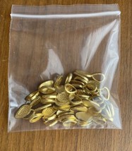 Glue On Bails Metal For Pendant Jewelry Making Lot Of 30 - $10.00