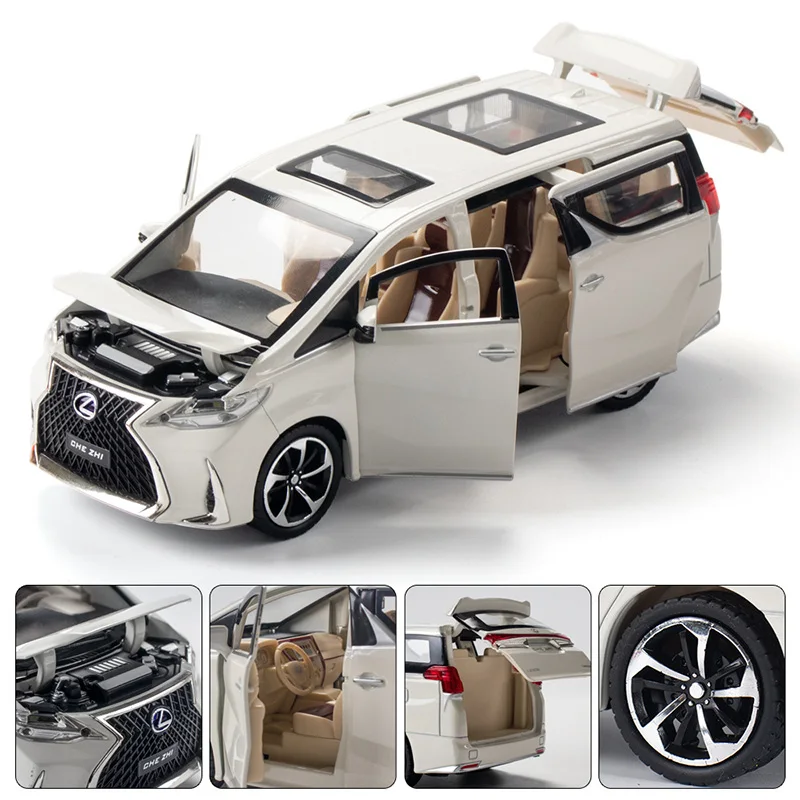 Play 1:24 Simulation Lexus Ml300 Alloy Car Model Business Car Model Play&#39;s Toy C - £60.42 GBP