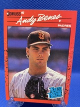 Andy Benes 41 1990 Donruss Baseball Card Error - £98.20 GBP