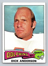 1975 Topps  #440 Dick Anderson  Miami Dolphins - £1.53 GBP