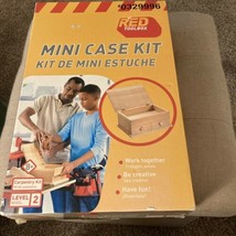 Red Toolbox Mini Case Carpentry Kit #0329996 - Level 2 - 8 years &amp; up - £9.74 GBP