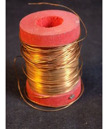 COPPER WIRE Approximately 1 oz of 33mm Diameter Spooled Single Copper St... - $8.10 CAD