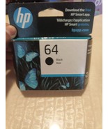 HP 64 Black Original Ink Cartridge Genuine BB 02/2027 - $396.17 MXN