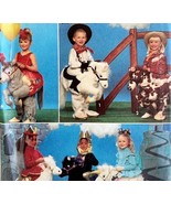 Halloween Costumes Simplicity Vintage Sewing 8585 1993 Cowboys Princess C50 - $41.15 CAD