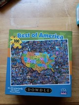 Dowdle 100 Piece Jigsaw Puzzle &quot;Best Of America&quot; New - £15.12 GBP