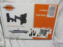 Universal 13&quot;-27&quot; Double Arm Articulating TV Wall Mount LDA21-112+DVD-30... - $54.44